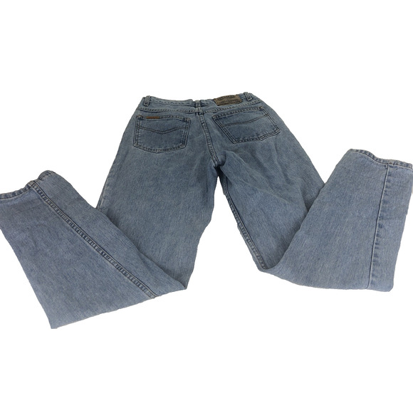 Vintage 80s Women's Jordache Mom Jeans 26x29 High Waist Tapered Leg Blue Denim - Picture 2 of 11